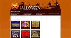 Desktop Screenshot of hallogeek.com